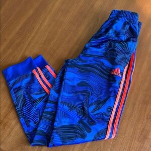 Adidas Kids Blue Track Pants size 10/12